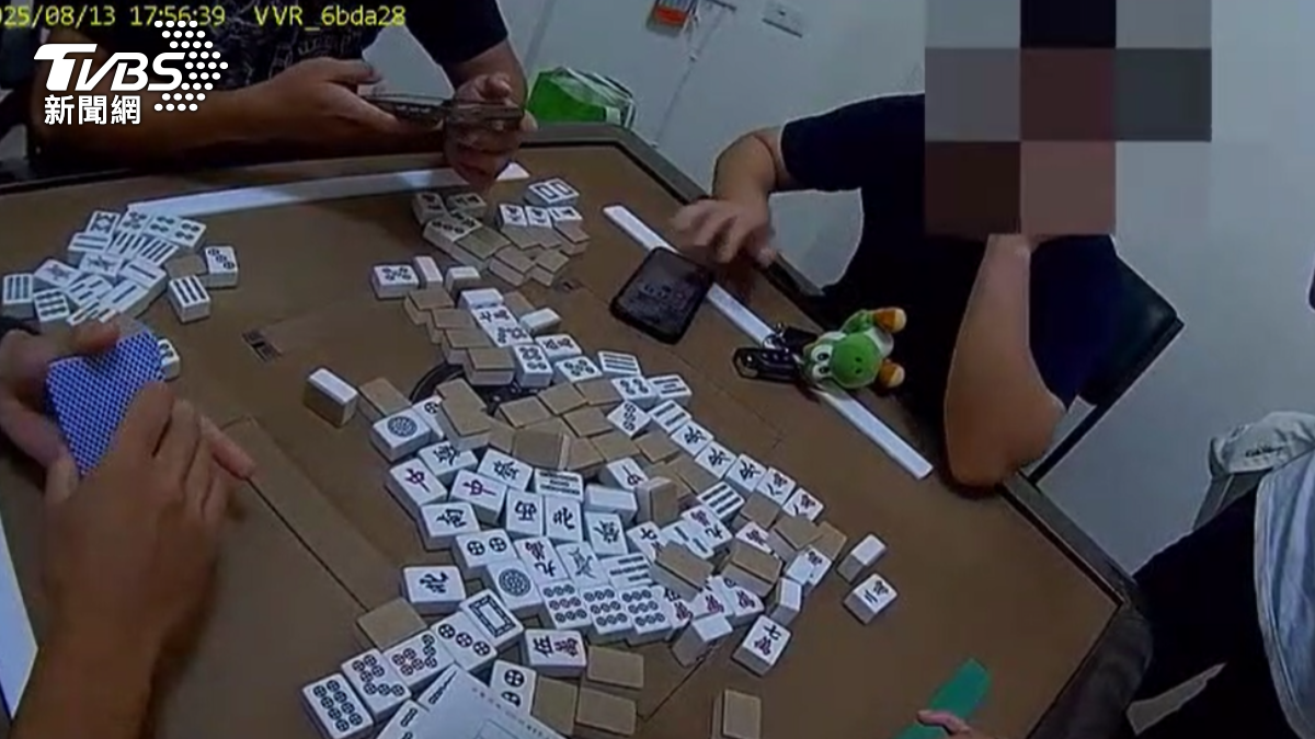 金門麻將棋牌發展協會藏賭場牟利。（圖／TVBS）