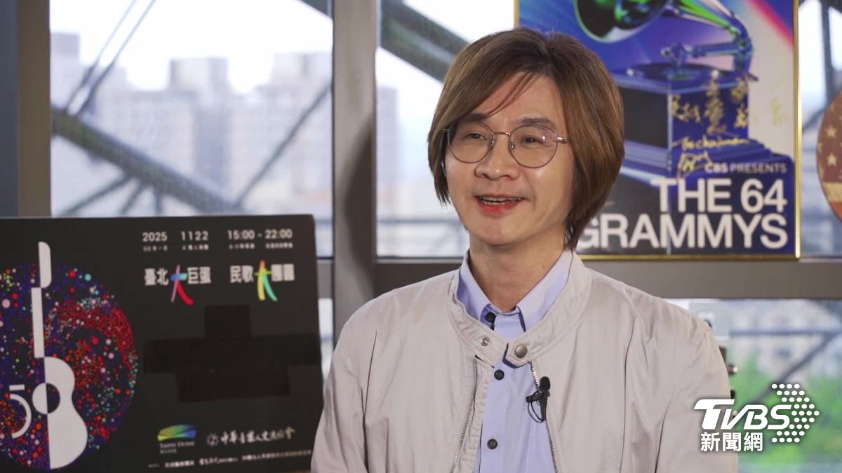 林隆璇分享民歌演唱後台趣事,與自己創作故事。(圖/TVBS)