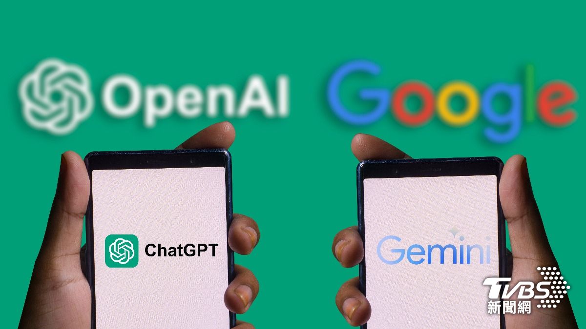 Gemini對決ChatGPT。(示意圖/達志影像shutterstock)
