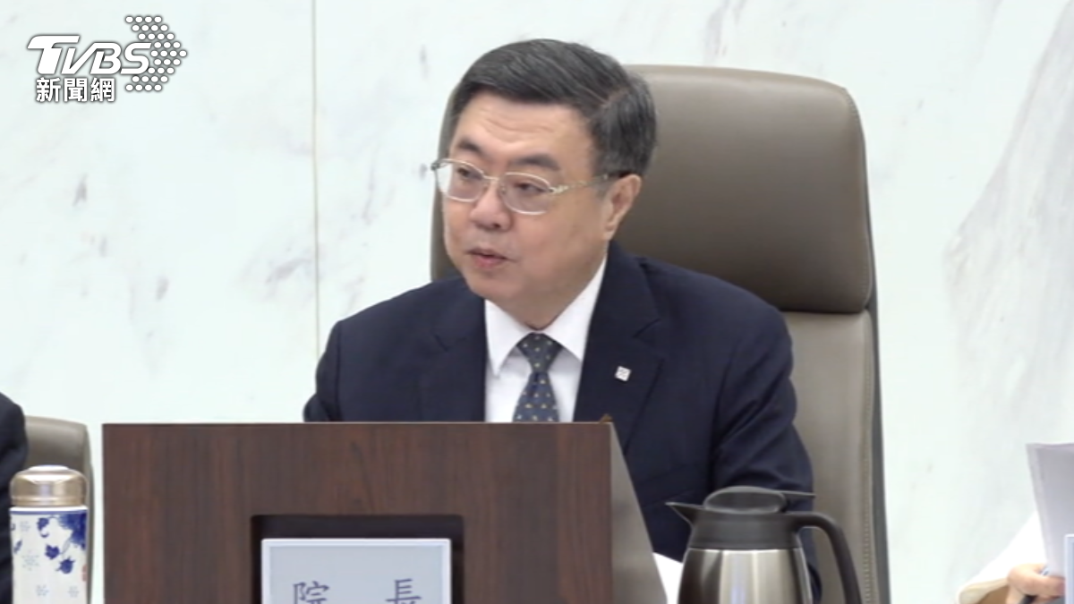 行政院長卓榮泰。(圖/TVBS)