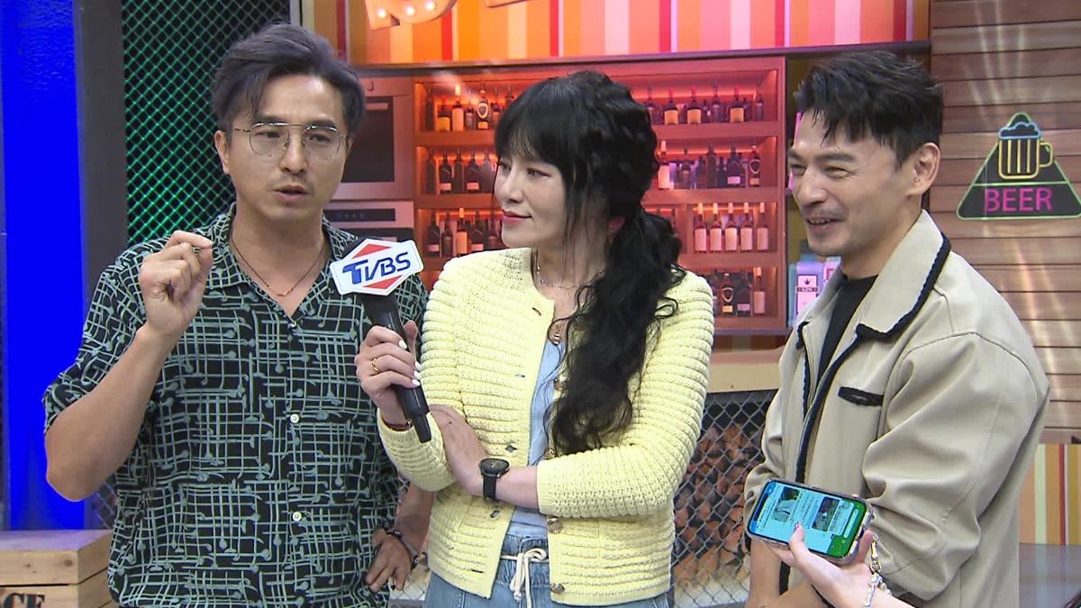 王少偉、唐綺陽、阿KEN祝福陳漢典、Lulu。(圖/TVBS)