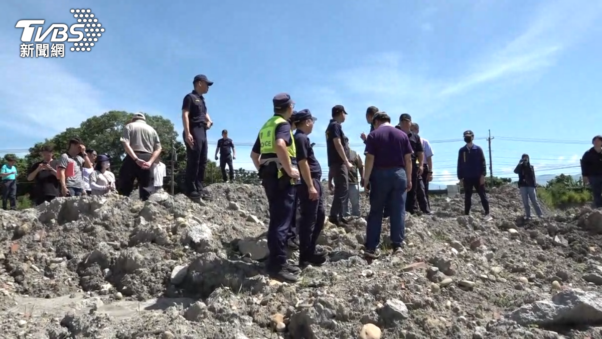 高雄市府大動員,聯合稽查美濃大峽谷,共開罰1430萬,也成為藍營立委主打重點。(圖/TVBS)