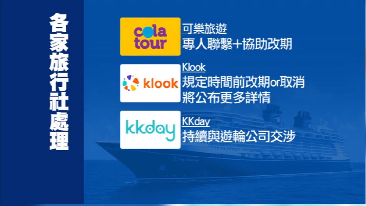 旅行社和旅遊平台緊急通知和配合退款。（圖／TVBS）