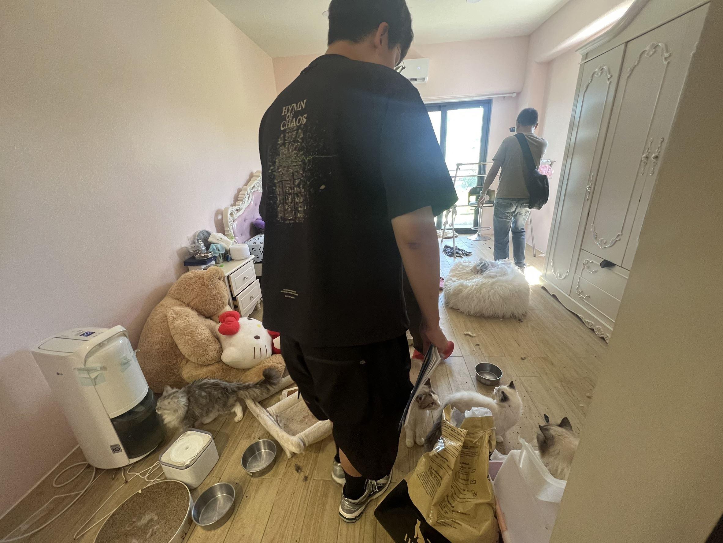 竹東鎮一處民宅暗藏非法繁殖交易所。(圖/新竹縣府提供)