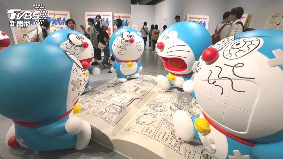 許多人童年的經典卡通多啦A夢，也確定將在高雄展出（圖／TVBS）