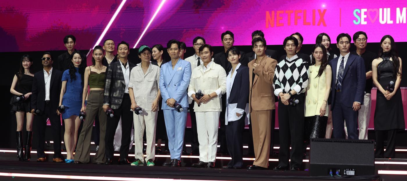 《魷魚遊戲》請來一票頂流演員,而演員的片酬往往占用最多製作成本。(圖/news1提供)