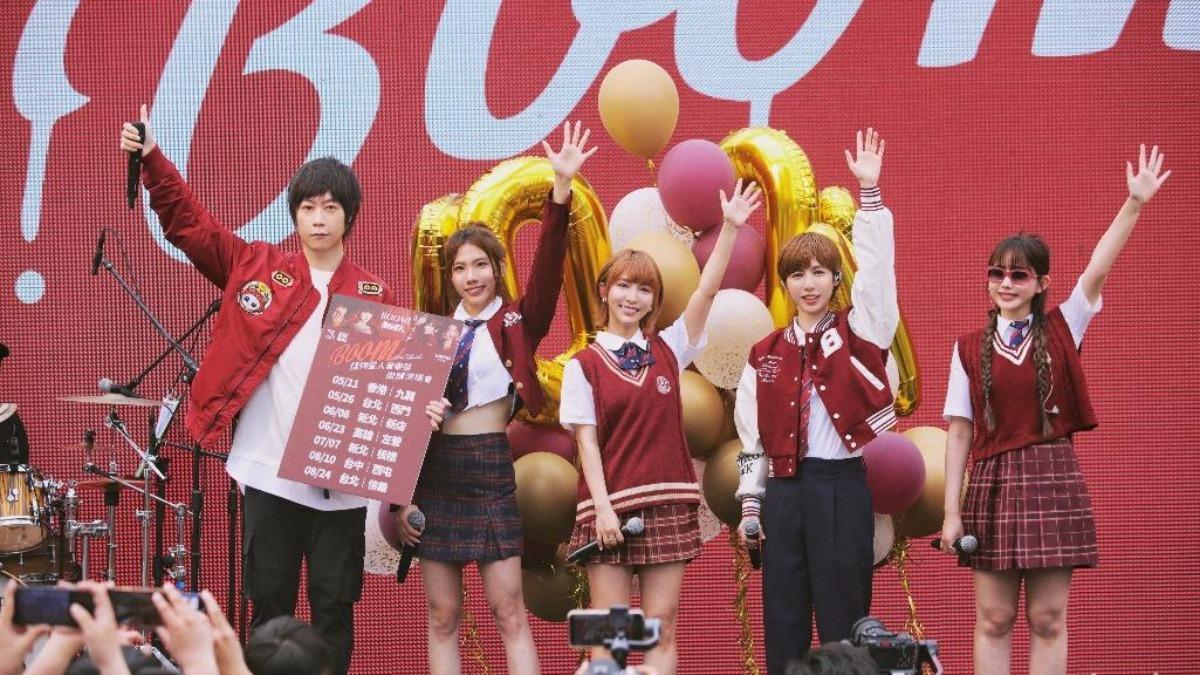 阿信去年為怪物星人站台,琳誼戴墨鏡示人其實有原因。(圖/相映音樂提供)