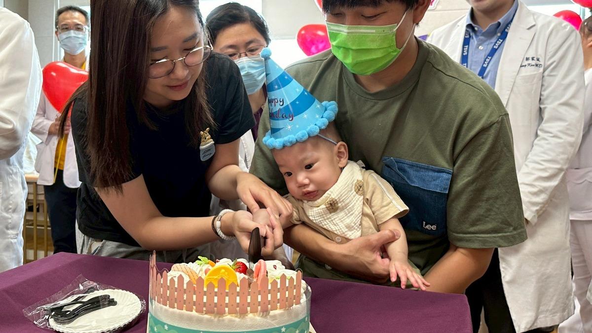 出生心臟破大洞…台中娃再染新冠命危 周歲當天奇蹟出現了