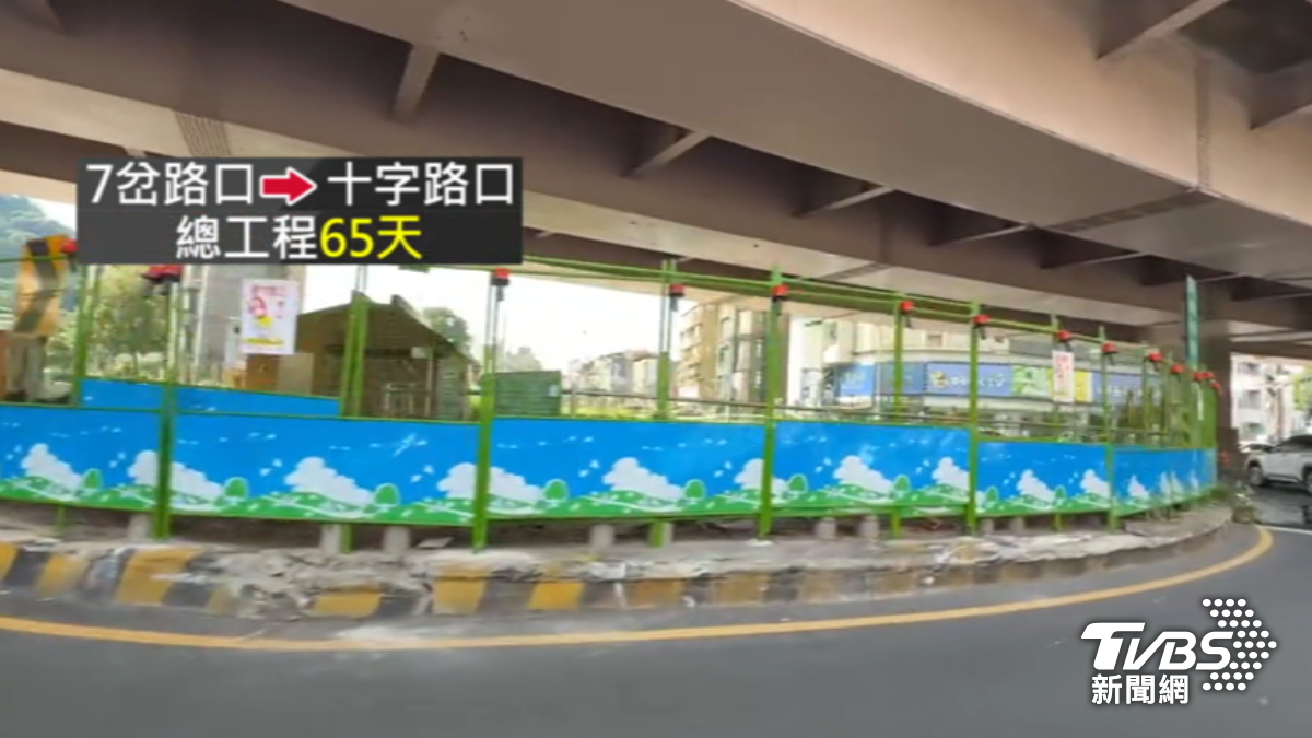 公車、汽、機車爭道？圓環7岔路口將改正交路口。（圖／TVBS）