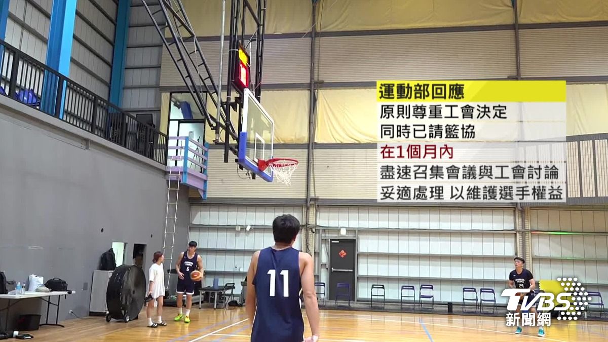 震撼!台灣首次選手集體提告,向籃協民事求償。(圖/TVBS)