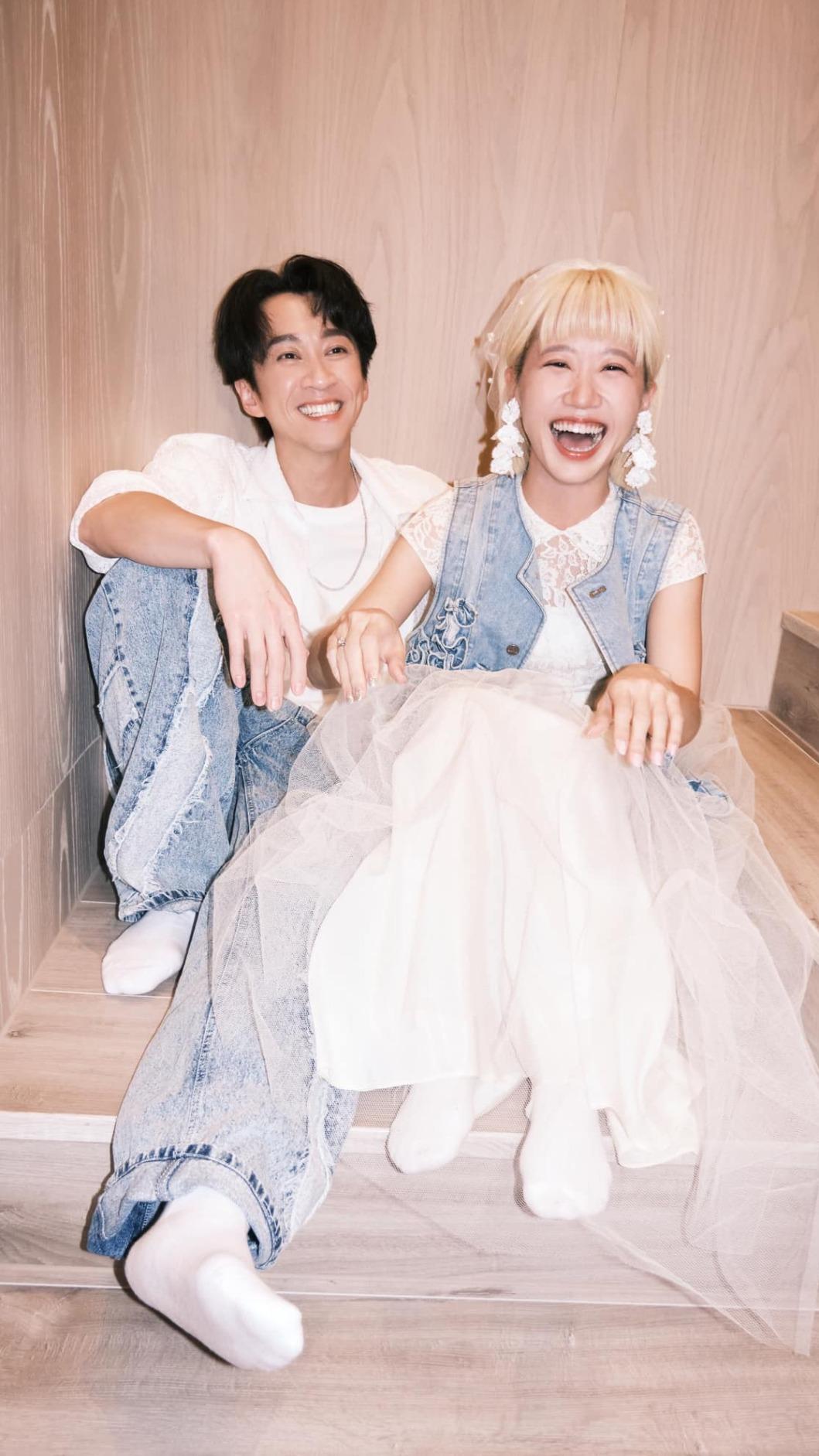 Lulu和陳漢典前天官宣結婚。(圖/翻攝自Lulu IG)