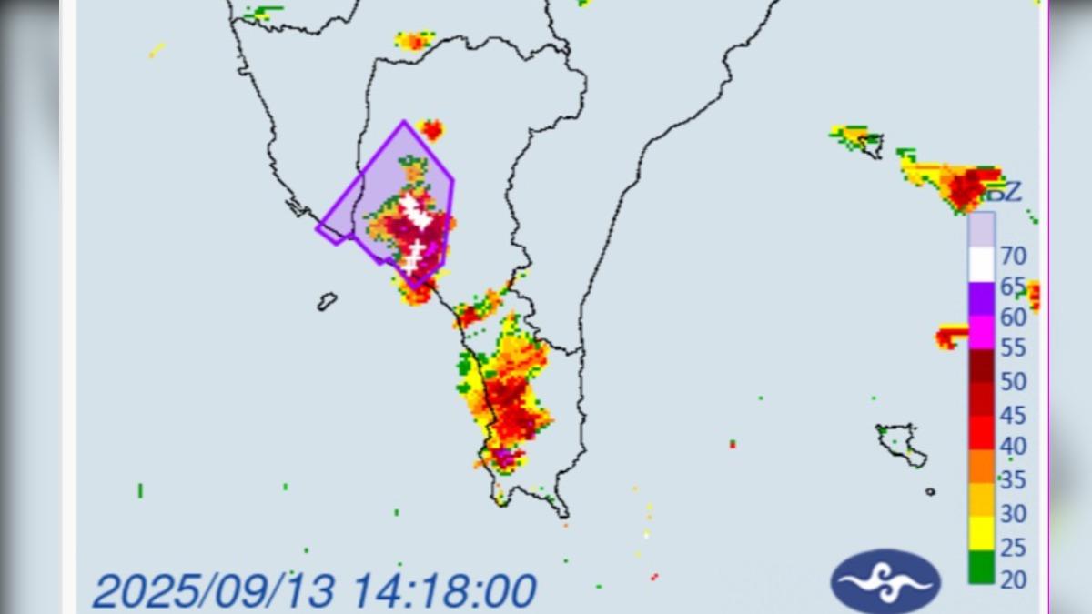 天氣/雨來了!高雄、屏東大雷雨即時預警 氣象署:山區留意土石流