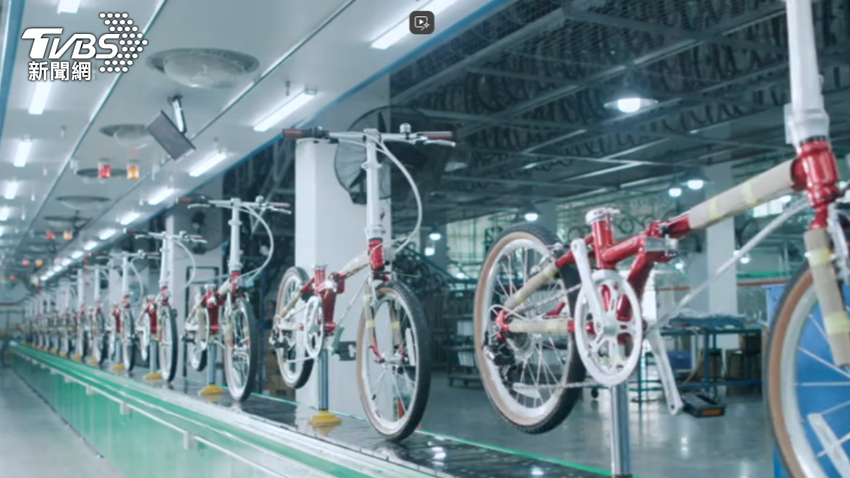 2024年大行折疊自行車,在大陸市場佔有率高達26.3%。(圖/TVBS)