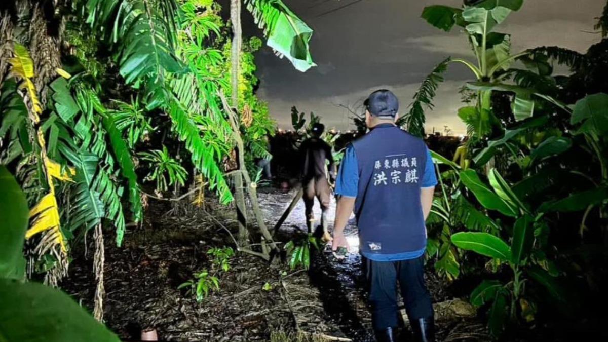 豆農擔憂綠鬣蜥威脅，洪宗麒服務處再次組成獵龍小組。（圖／翻攝自洪宗麒臉書）