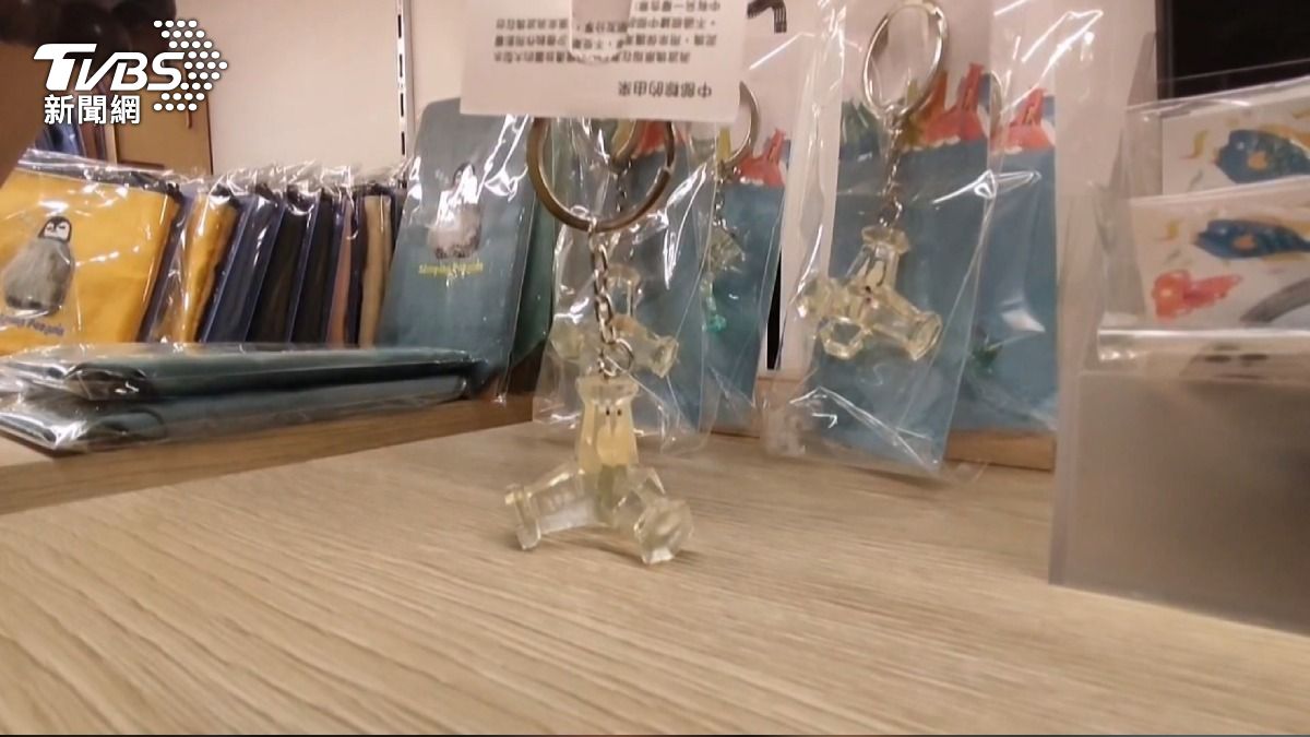 「小人都關進去了」透明消波塊爆紅。(圖/TVBS)