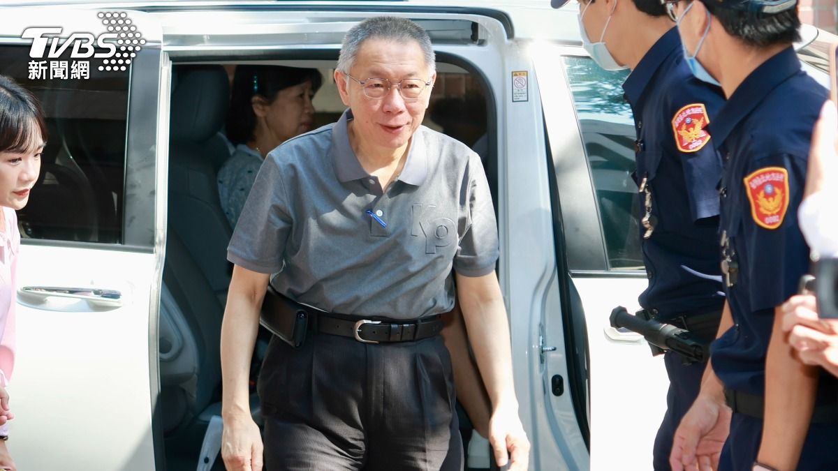 柯文哲轟：先關人再找證據　「盼當曼德拉而非伍子胥」
