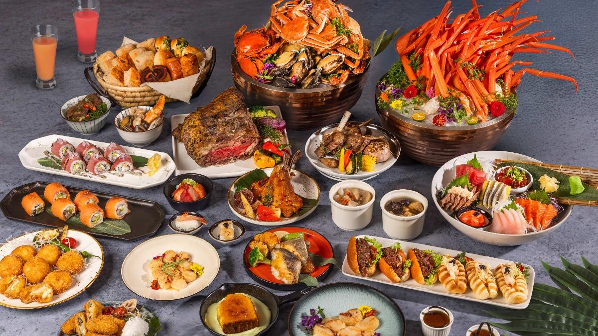 每客1580元!爐烤牛排 和牛握壽司、生煎干貝 早午餐就登場