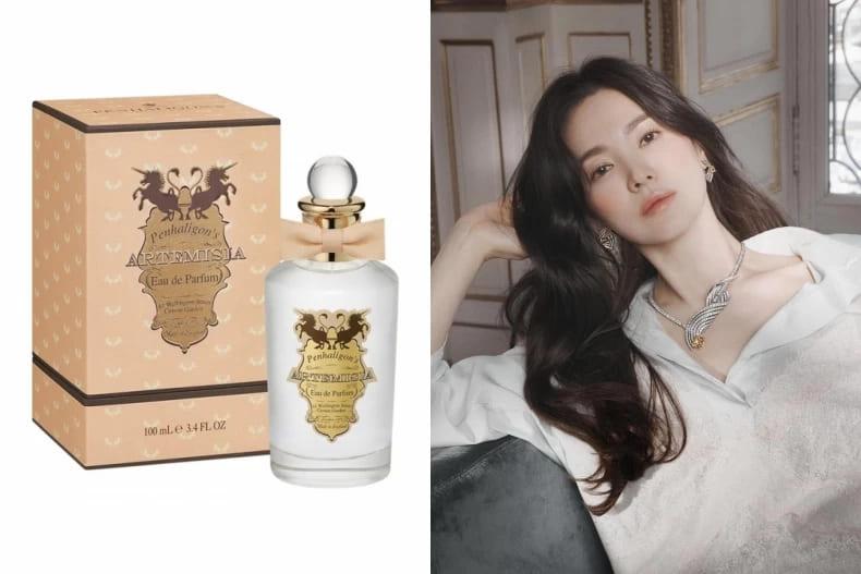 宋慧喬同款Penhaligon's潘海利根 Artemisia香水（圖／翻攝自宋慧喬IG、潘海利根官網)）