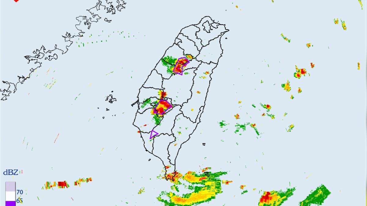 天氣/國家警報響!對流旺盛「大雷雨轟6縣市」防劇烈降雨、雷擊