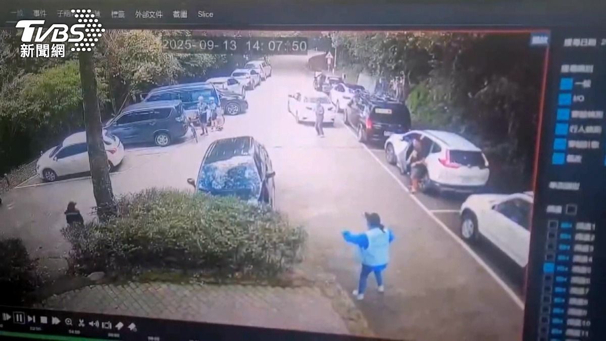 雪見停車場慘劇 新手誤踩油門釀死亡車禍。(圖/TVBS)