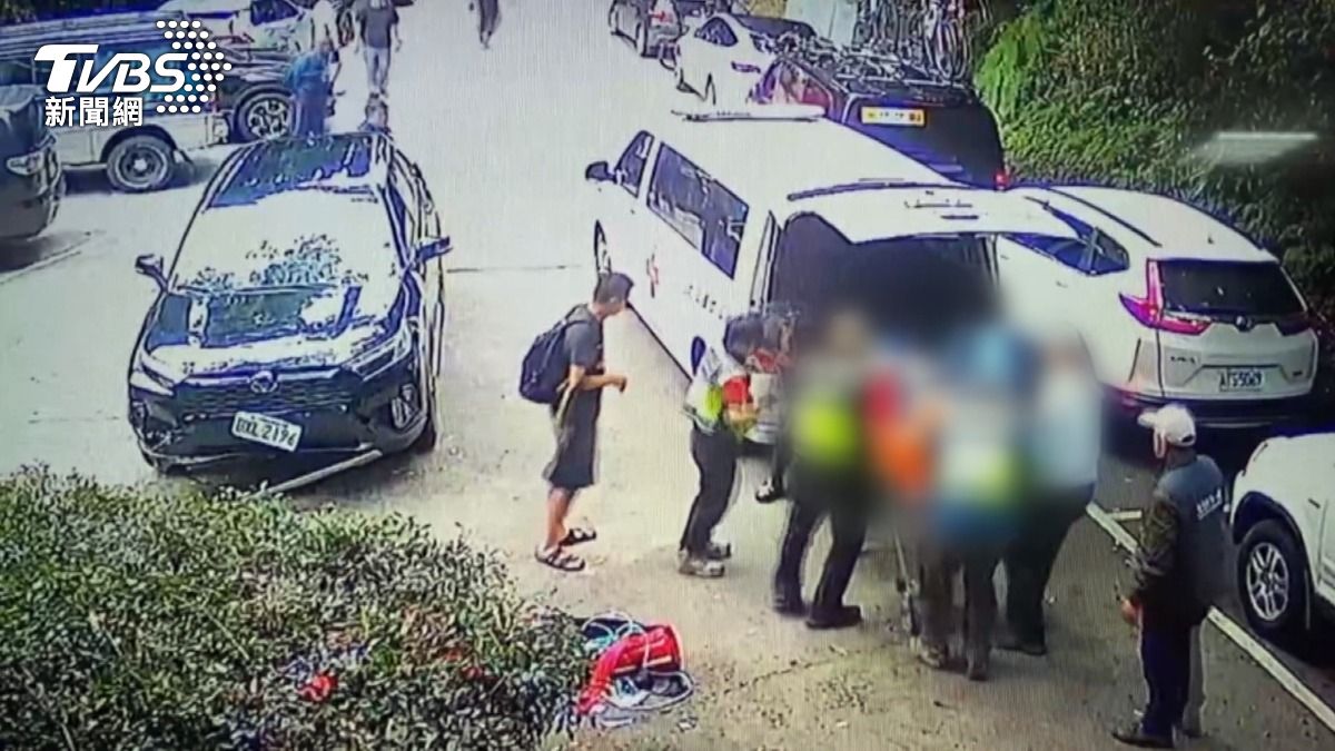 救護過程中意識狀態改變,約於14時21分出現OHCA。(圖/TVBS)