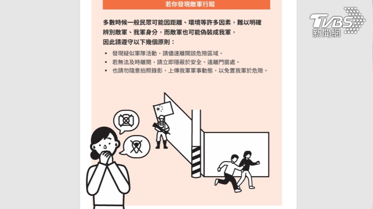 戰場生存術曝光!新版「全民國防手冊」揭1狀況:建議快遠離