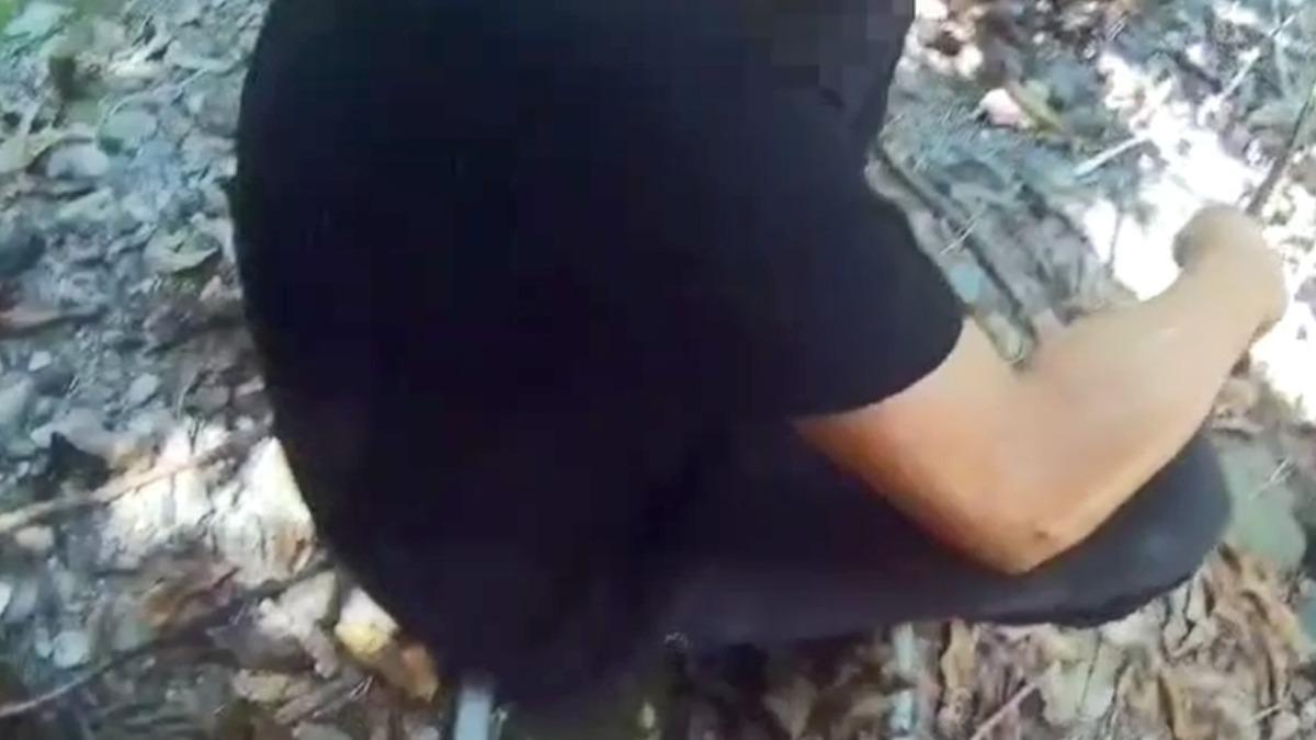 以為自己酒駕,男子撞到頭破血流竟棄車落跑。(圖/警方提供)