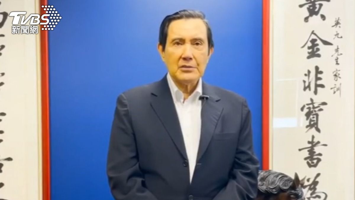 前總統馬英九表態支持羅智強參選國民黨主席。(圖/TVBS)