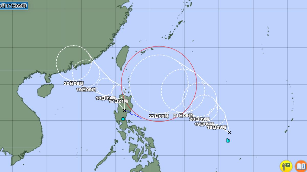 天氣／雙颱共舞？準颱風「米塔、樺加沙」日本氣象廳最新路徑曝