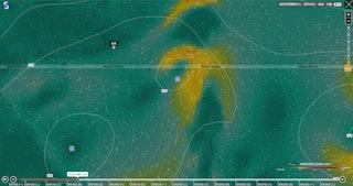 AI人工智能預報模式「盤古」。(圖/翻攝自天文台地球天氣網站)