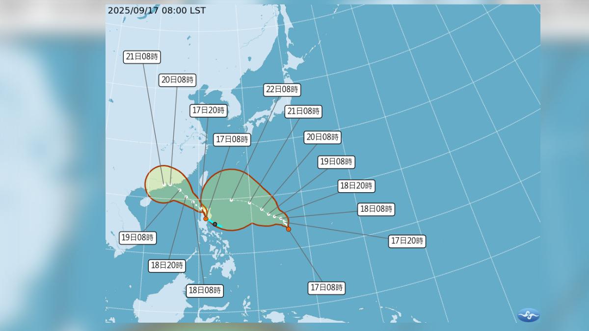 週四估有雙颱形成。（圖／來源 氣象署）
