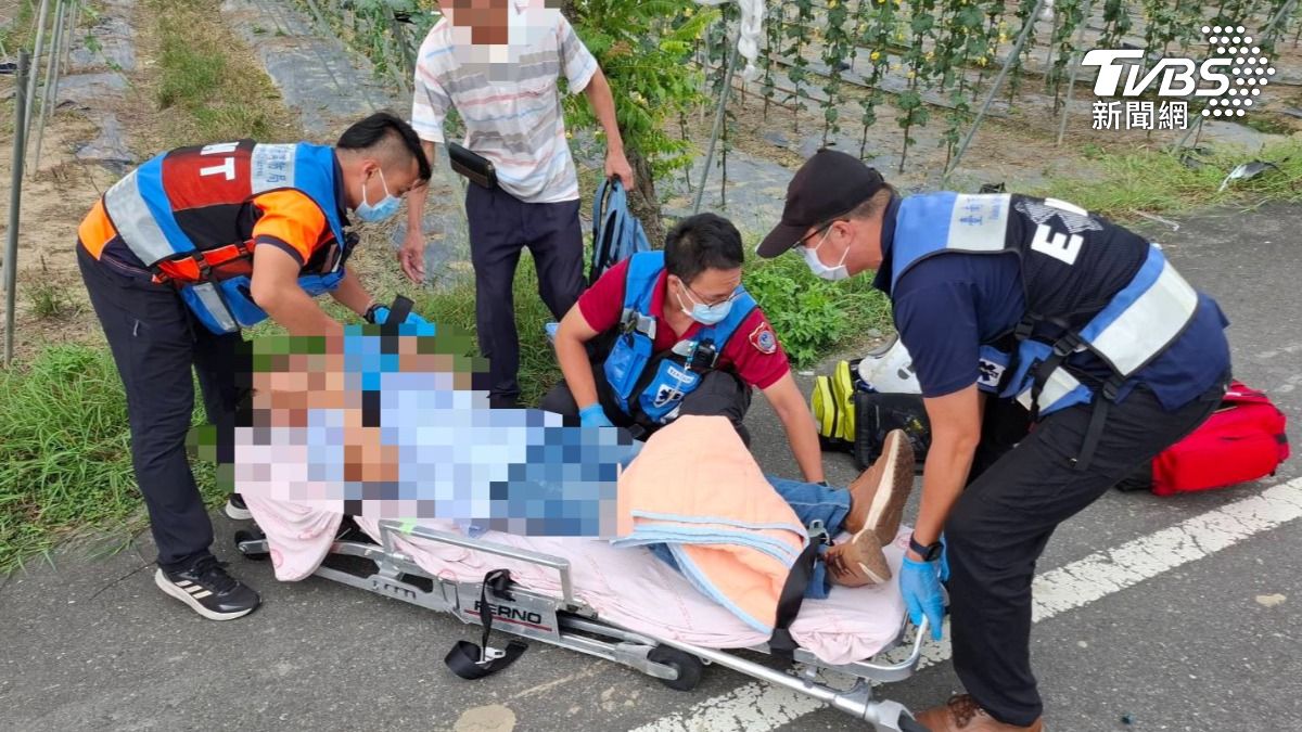 快訊/台南奪命車禍1死2傷 2自小客慘烈對撞「毀爛噴飛」