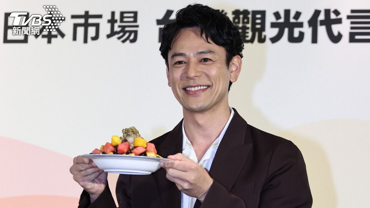 妻夫木聰代言台灣暖喊「我回來了」 難忘刨冰美食:最喜歡芒果
