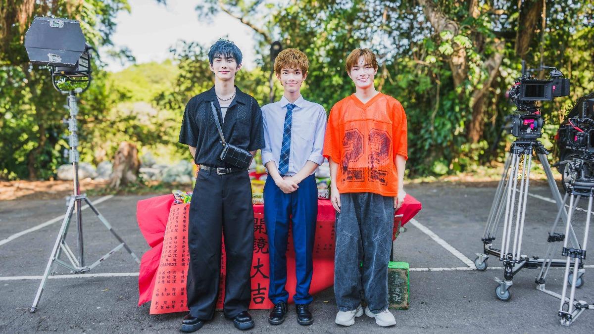 禾雁凱(左起)張鈞嘉、鄭彫秦挑戰戲劇演出。(圖/踢帕娛樂提供)
