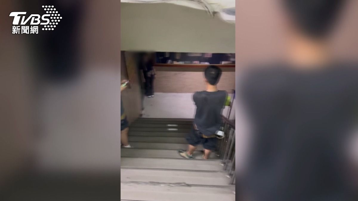 劇組對於拍攝期間造成住戶不便致歉,並將妥為約束工作人員。(圖/TVBS)