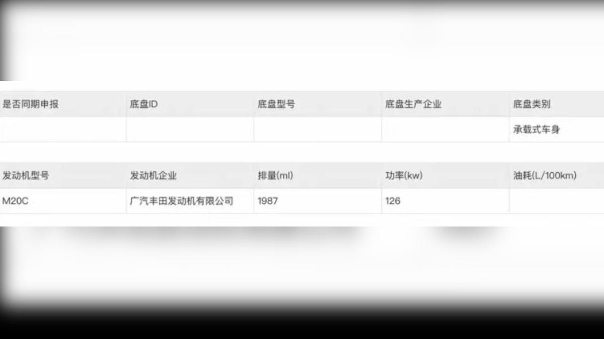 2.0升自然進氣引擎(約171匹馬力)。(圖/工信部提供)