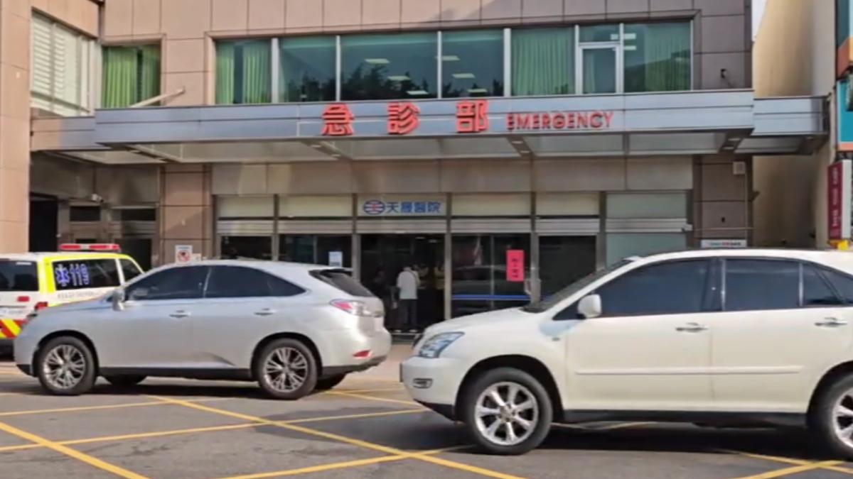 事發地點距離醫院只有2、300公尺。（圖／TVBS）