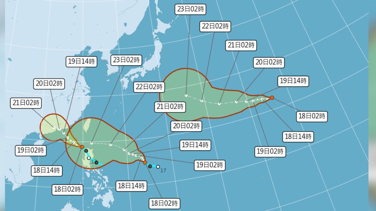 天氣/雙颱最快今生成!2地防大雨 專家曝「樺加沙」海陸警時間
