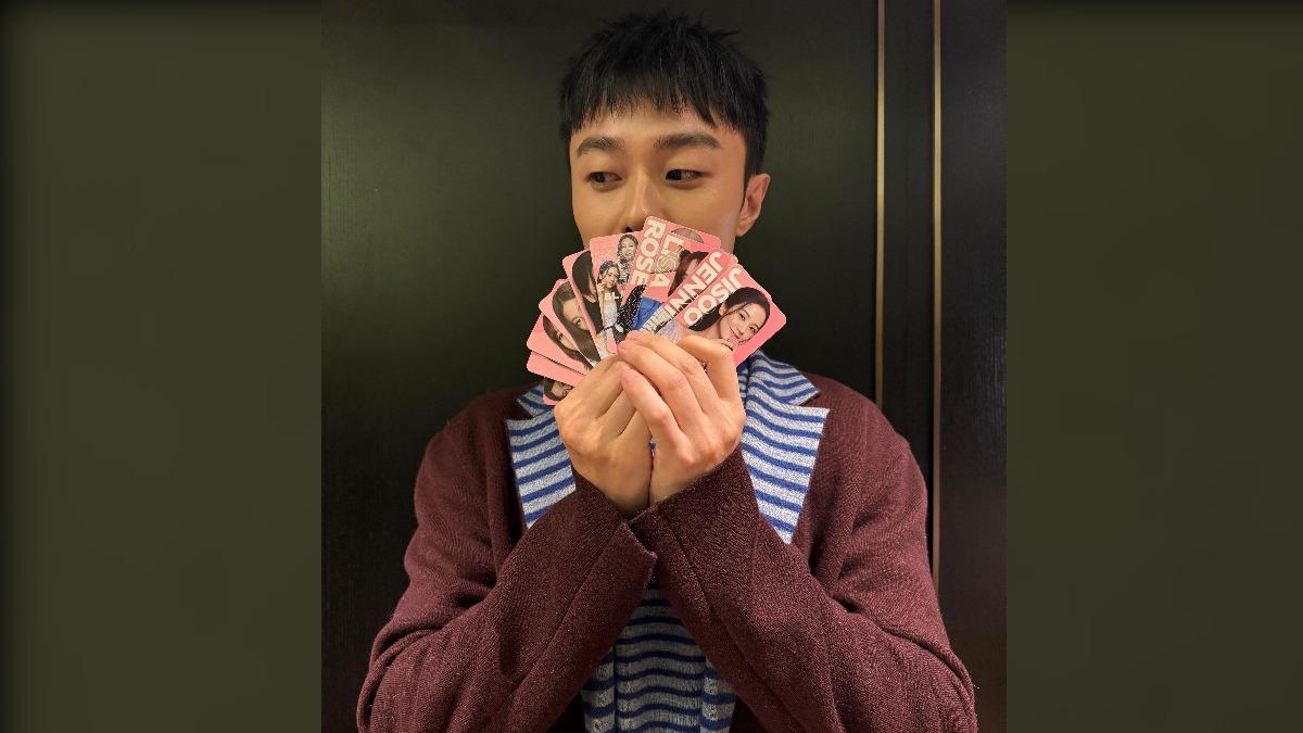 施柏宇收到BLACKPINK限量聯名週邊。(圖/施柏宇工作室提供)