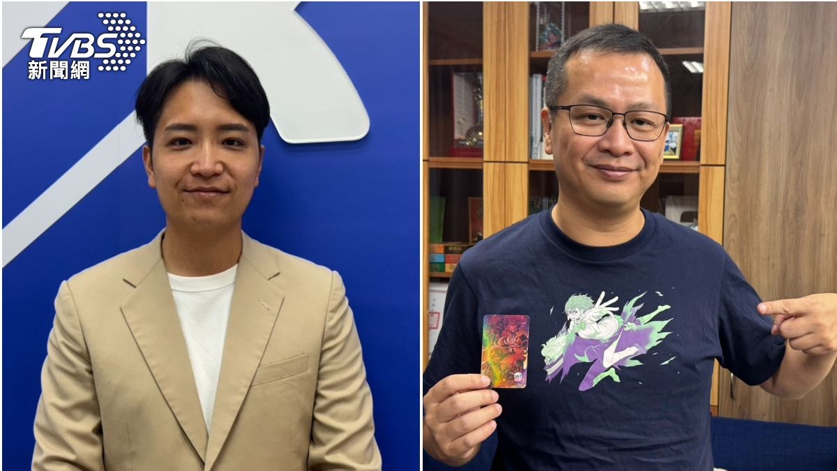 羅廷瑋、羅智強都喜歡鬼滅之刃。（圖／陳怡潔攝影）