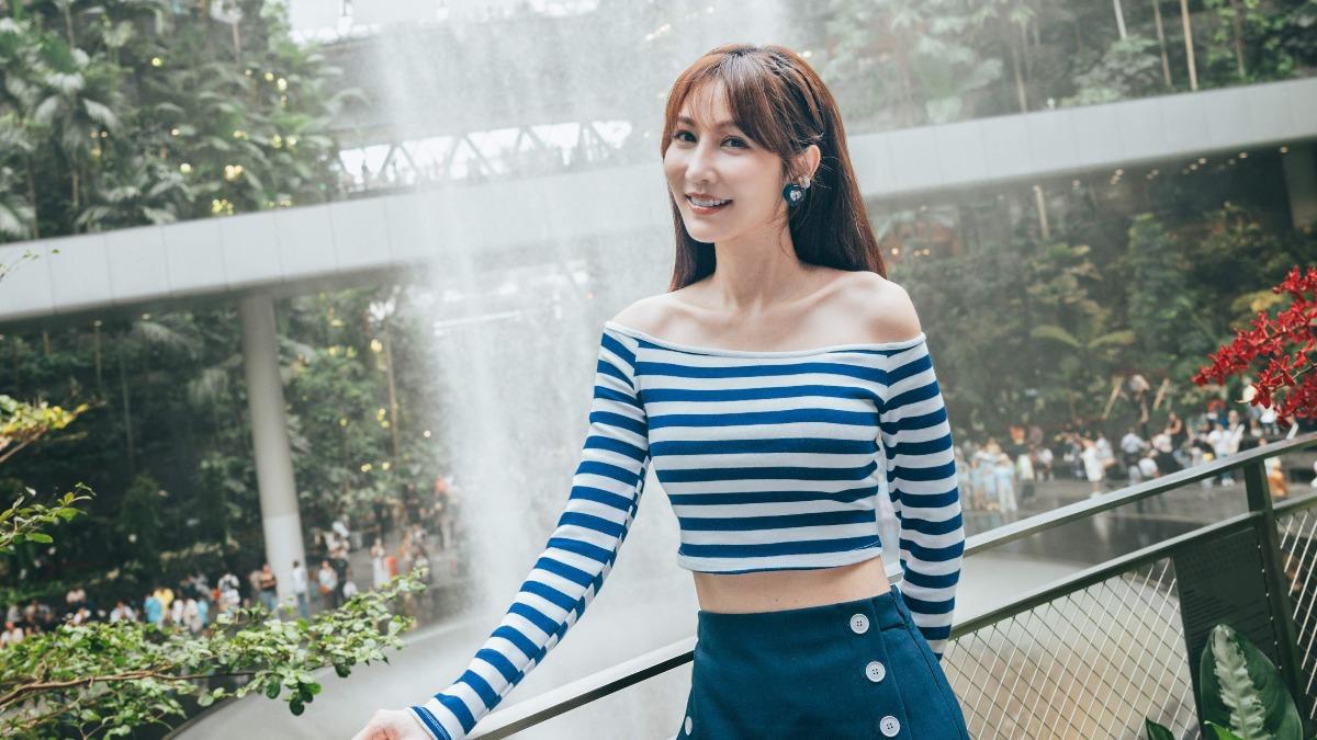 曾莞婷笑稱接節目主因,為跟鮮肉公費戀愛。(圖/東森綜合台提供)