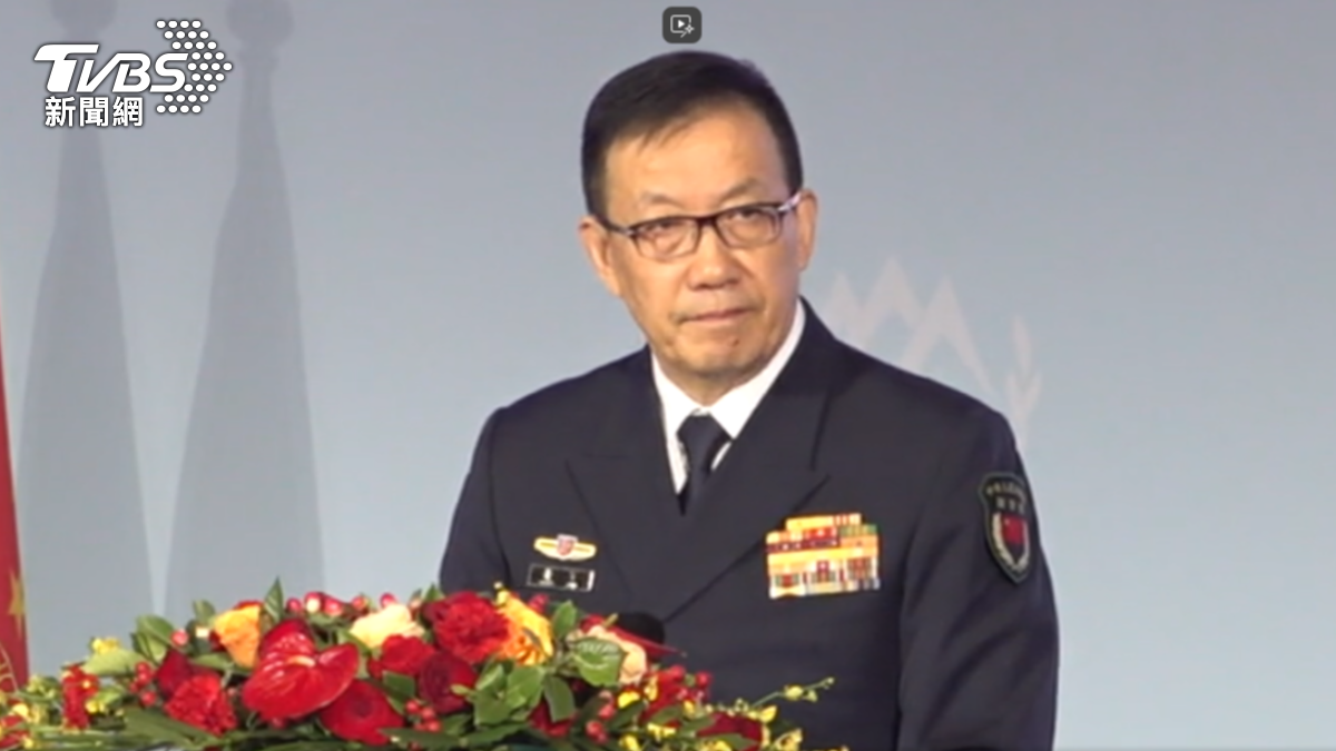 北京香山論壇開幕遇九一八,大陸國防部長董軍致詞。(圖/TVBS)