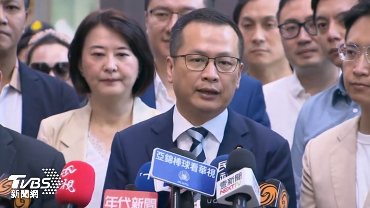 國民黨主席參選人羅智強。(圖/TVBS)