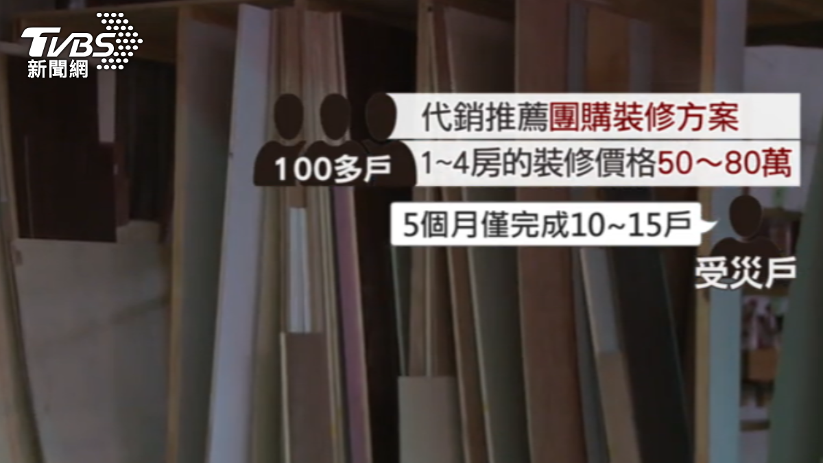 律師指出受災戶可自找廠商完工再求償,也要記得錄影、拍照存證。(圖/TVBS)