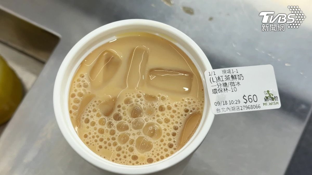 手搖折扣翻倍！北市18家店周四環保杯折10元。（圖／TVBS）