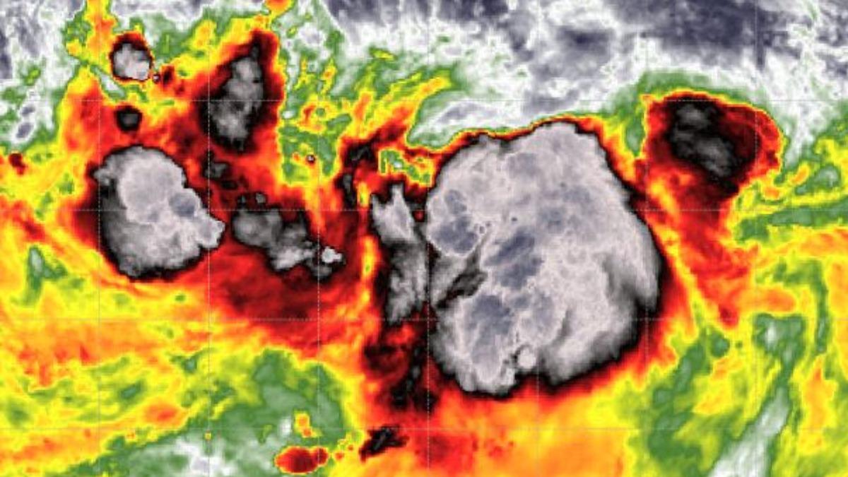 天氣/準颱風加速了!直逼台灣 「8縣市」雨最猛