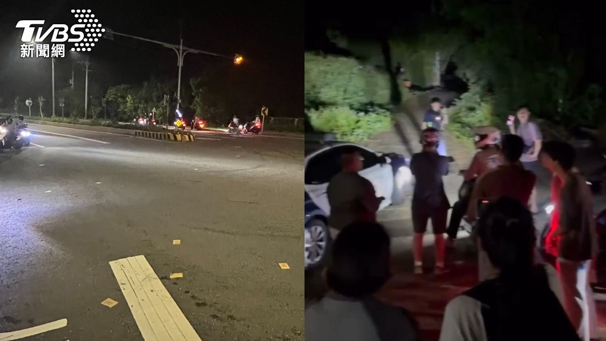 聯合大學前鬼月驚魂!苗栗男捧哥遺照撒冥紙 遭包圍自曝原因