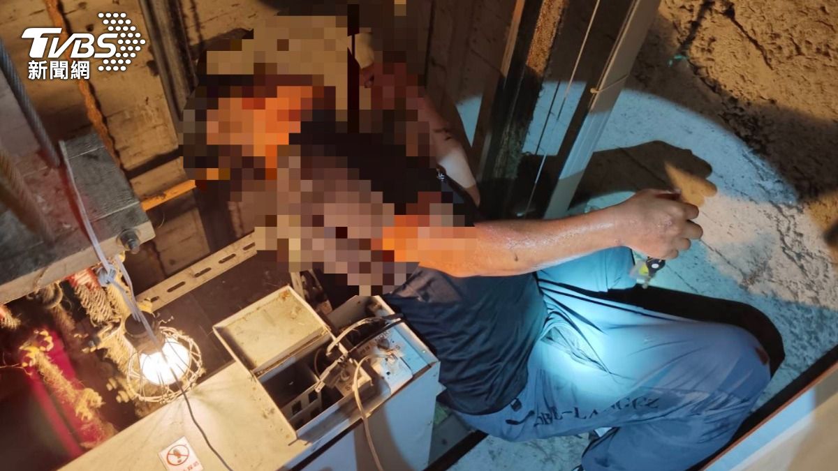 與清潔工爆口角!住戶遭推擠「撞破電梯門」墜B1 嫌竟是通緝犯