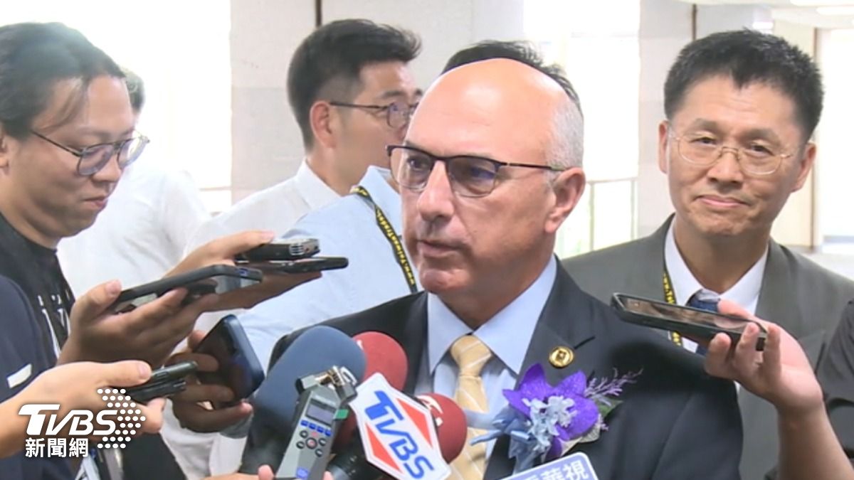 美商LEONARDO DRS代表副總裁 Al Mosher。(圖/TVBS)