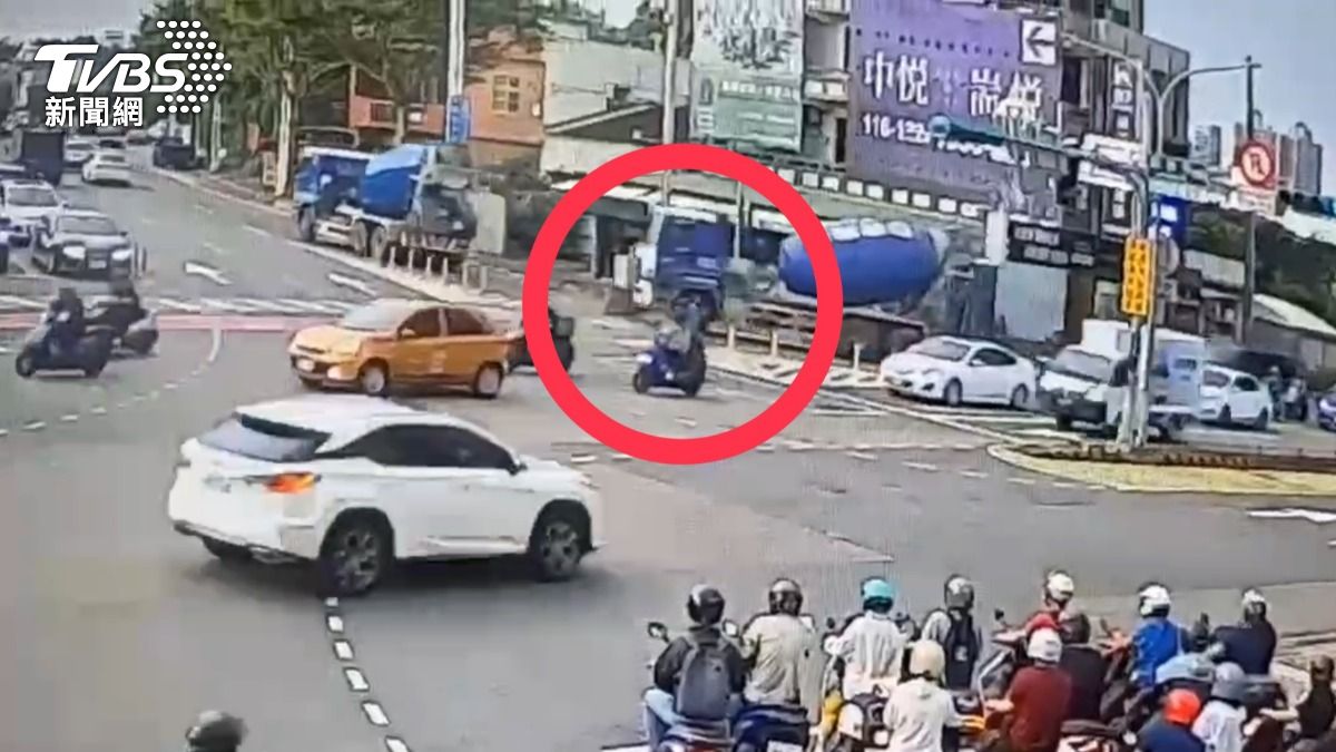 車禍事故發生地點。(圖/TVBS)